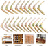 90 1.96X1.96X0.78 Inch 20 Pack PRETYZOOM Heavy Duty Corner Brace L Bracket Degree Right Angle Joint Fastener for Wood