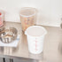 LIDS ONLY: Met Lux 8.8 Inch White Plastic Lids, 10 Durable Storage Container Lids for 6 and 8 Quarts