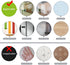 Magnetic Dry Erase Whiteboard Paper, 12" x 18" Self Adhesive for Office, Kitchen Fridge, Kids Drawing with Accessories