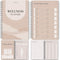 Wellness Journal - 90 Day Health, Fitness, Gratitude, Mindfulness, Wellbeing, Habit, Goals Tracker - A5 Lux