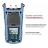 uxcell Fiber Optical Power Meter with Light Source - SC FC Connector Optic Test Equipment for CCTV Communication