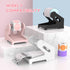 Thermal Label Holder - Desktop Printer Accessory for Rolls and Fanfold Labels, Shipping Label Stand for Home Office