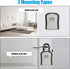 Key Lock Box, Portable Lockbox for House Key, 4 Digit Combination Key Safe Storage, Waterproof Wall Mounted