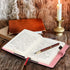 A5 Toplive Diary with Lock, Locking Vintage PU Leather Journal Notebook for Women Men Journal with Lock, Refillable