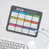 Akcdone 2026 Mouse Pad Calendar,Computer Mouse Pads Calendars Non-Slip Rubber Desk Mat Mousepad Gaming Office Keyboard