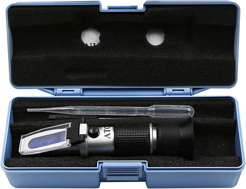 VGVGV Brix Refractometer, 3 in 1Honey Refractometer for Honey Moisture, Brix and Baume