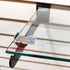 20 Pack Right Left End Corner Shelf Rest Clip & Rubber Cushion for Brackets to Hang Glass, Wood Or Metal Shelves