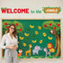 ZOIIWA Welcome to The Jungle Bulletin Board Set - Jungle Animals Classroom Decorations and Cutouts for Teachers