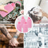 4 Packs Wash Bottle Plastic Tattoo Wash Bottle, Water Squirt Bottle, Squeeze Diffuser Bottle (Pink)