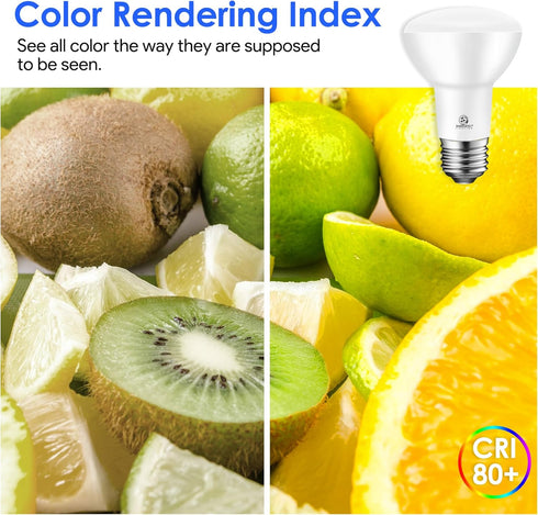 Energetic BR20 LED Bulb, R20 Dimmable 5000K Daylight, 45W Equivalent, E26 500 Lumen LED Flood Light Bulbs, 4 Pack