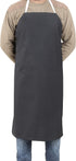 EISCO Rubber Vinyl Apron, Medium (27" W x 36" L), Adjustable Bib Apron for Laboratory, Butcher, Dishwashing