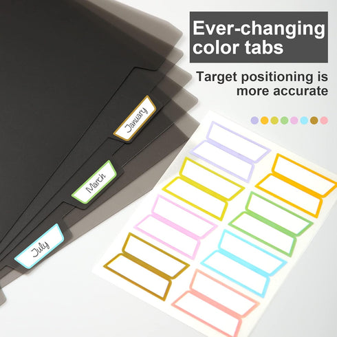 Yoment Discbound Notebook, Customizable Spiral Journal, 5 Subject Notebook with Removable Pages, 120 Wide Ruled Disc