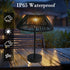 Solar Table Lamp Outdoor Solar Table Lamps Rattan Waterproof LED Lights Outdoor Lamps for Patio Garden Yard Bedroom