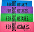 Huge 6.75" Colorful Rubber Pencil Erasers for Big Mistakes, Rectangular Shape (Purple, 1 Pack)