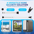 Jammer Apartment,Home(1 Pack,White) Upgraded Door Security Bar & Sliding Door Lock Bar,Door Stoppers,Adjustable Heavy