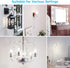 G16.5 Bulb 4000K 4W, 40 E12 Bulb Dimmable, Bulbs 90+CRI 400LM, 12 Pack GvvooHome Light Neutral White, watt Equivalent
