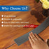 Floor Transition Strip, Self Adhesive Flooring Cover Strips, 2" Wide Vinyl Floor Flat Divider Strip Dark Gray (5cm,