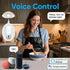 Bulb 60W E26/E27, 2 Pack LoraTap Smart Wi-Fi Light Socket Adapter, Voice for Alexa/Google, Smart Life App Group