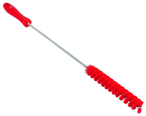 Vikan Tube Brush, .8", PP/PBT, Red, Model 53764