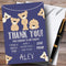 The Card Zoo Cute Teddy Bears Blue Party Thank You Cards