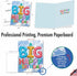 NobleWorks - 1 Jumbo Happy Birthday Greeting Card - 8.5 x 11 Inch - Group Celebration, Appreciation Stationery