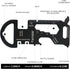 Keychain Multi-tool 3 Pack, Metal Pocket Tool for Men, Portable Rust-Free Multi-Function Wrench, 19 in 1