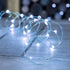 2 Pack 40FT 120LED Dazzle Bright Fairy Lights Battery Operated, Total Silver Wire Waterproof Battery Operated String