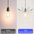 2-Tiers H13.78''X D11.02'' Chandelier Shades, Mini Crystal Shade, Acrylic Beaded Hanging Lampshade, Modern Pendant