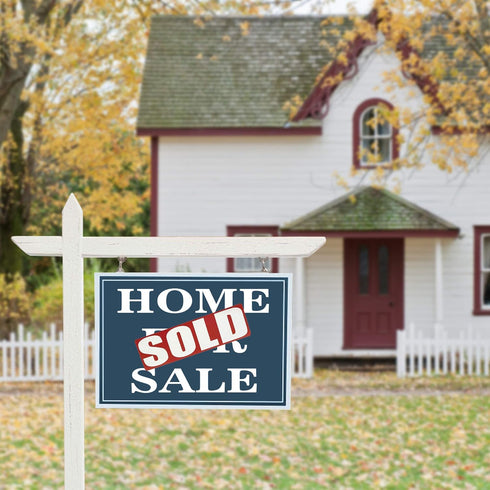 Sold Sign Rider for Realtors - Reusable Magnetic Sold Sign for Real Estate Agents by Office Products and Signs