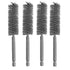 4pc Stainless Steel ALAZCO 5/8" Wire Brush for Power Drill, Impact Driver Cleaning Wire Brush - Hex Shank
