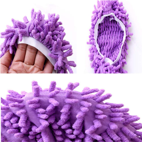 Mop Slippers Shoes 5 Pairs (10 Pieces) - Microfiber Cleaning House Floor Tools Shoe Cover