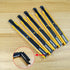 5pcs Right and Left Hand Self-Lock Cutter Knife - Black 9mm Snap Off Blades Utility Knife with Yellow Holder