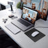 Mouse Pad, 12.6×10.8×0.08 inches, Premium-Textured Non-Slip Rubber Base, Black, 2 Pack