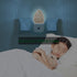 Uanvaha 0.5W Boho Gold Egg Night Light, Printed Bokeh Sparkle Design Plug into Wall with Dusk to Dawn Sensor, Soft Warm