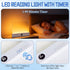 Generic 3 Smart Led Reading Light, Book Light Treasure Box, Rechargeable Clear LED Flat Reading Light with Colors