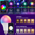 Smart Light Bulbs, WiFi & Bluetooth LED Light Bulb Compatible with Alexa & Google Home, 10W A19 E26 Color Changing Bulb