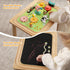 wiqins 3-in-1 6-36 Baby Activity Table for Months Old Kids Wooden Activity Center Sensory Play Table for Toddlers