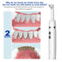 Light,6 Heads,5 Tooth Polisher,Teeth Polishing Kit for Daily Cleaning,Polishing Then Whitening of Tooth (Professional