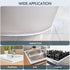 Kitchen & Bath Caulk Tape Sealant Strip, 1.5''x10.5FT PVC Self Adhesive Waterproof Decorative Tape for Toilet