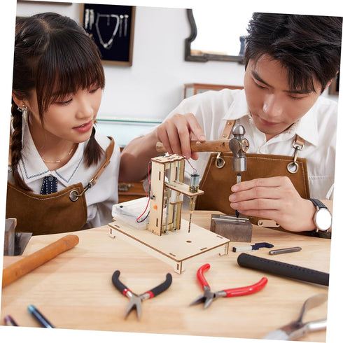 1set UPKOCH Mini Drill Press Kit for Projects Easy to Use Efficient Drilling Machine for Science Education Crafts