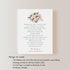 5.5x4.25 Sympathy Acknowledgement Cards with Envelopes, Personalized Funeral Thank You Cards with Poem and Pink Flowers
