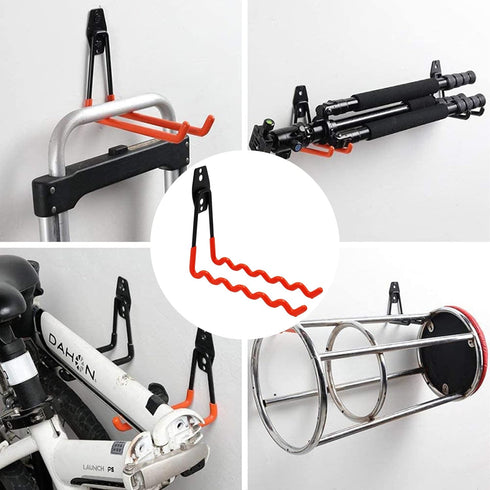 Steel Heavy Duty Eagles Garage Wall Hooks, Anti-Slip Coating, Wall Mount Garage Hanger Organizer, Tool Hangers for