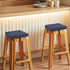 FANGMING 1616 1212 1414 1515 1010 1717 1818 Inch, Blue,45x45x10cm) Stool Cushion Square Barstool Seat Pad