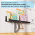 KMUZAWN 2-Pack 17 Inch 14.33 lbs, Magnetic Book Shelf for Whiteboard - Reusable Metal Magnetic Shelves, Holds Magnetic