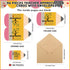 96 Sets 6 Spakon Teacher Appreciation Gifts Teacher Thank You Cards Bulk with Envelope and Sticker Pencil Shape Cards