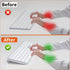 Richboom Acrylic Tilted Computer Keyboard Holder for Easy Ergonomic Typing, Keyboard Stand for Office Desk, Home