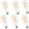 GvvooHome Dimmable Edison Bulbs, 2700K Warm White, 6W Equivalent to 60 watt