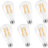 GvvooHome Dimmable Edison Bulbs, 2700K Warm White, 6W Equivalent to 60 watt