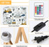 DQWIJAKX91 bulldozer Seamless Dimmable Tripod Table Lamp Hand drawn cute Truck crane excavator Boho pattern Modern