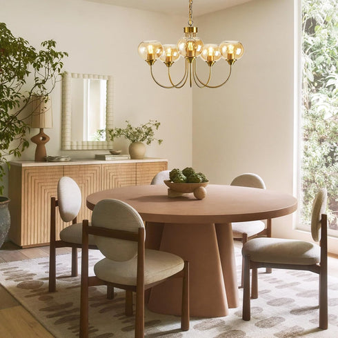 2 Pack 1.65 5.1 5.9 Amber Glass Shades Globes, Glass Lamp Shade Covers Replacements, in Fitter in Height in Diameter